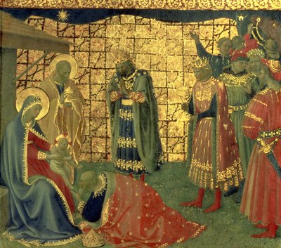 Adoration of the Magi (detail) by Fra Angelico