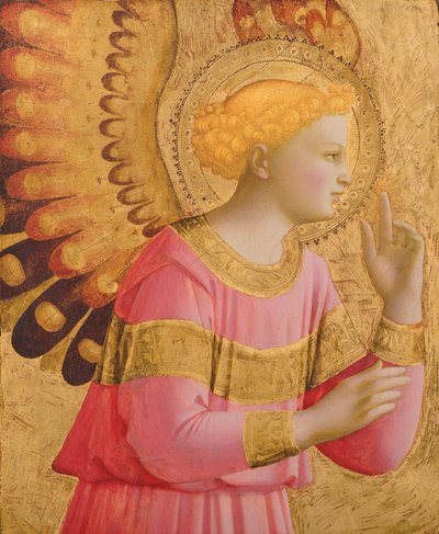 Annunciatory Angel, 1450-55 by Fra Angelico
