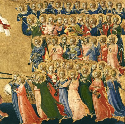 Christ Glorified in the Court of Heaven (detail) by Fra Angelico
