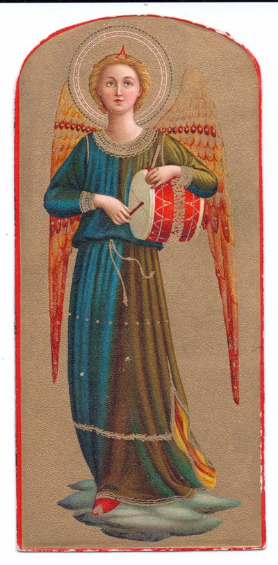Angel Playing a Drum, c.1910 by Fra Angelico