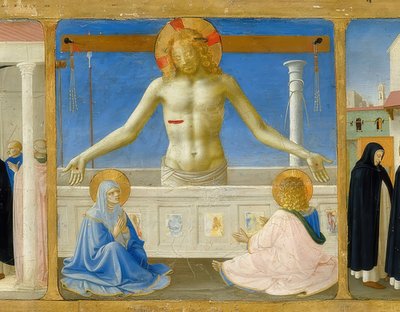 The Resurrection of Christ / Christ as the Man of Sorrows (Detail) by Fra Angelico