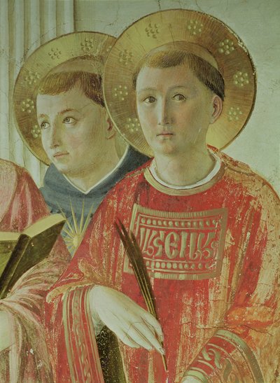 Madonna of the Shadow (detail) by Fra Angelico