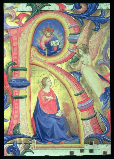 The Annunciation (detail) by Fra Angelico
