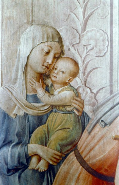 St Laurence giving alms to the Poor (detail) by Fra Angelico