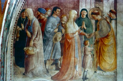 St Stephen Distributing Alms by Fra Angelico