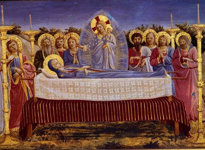 The Death of the Virgin (detail) by Fra Angelico