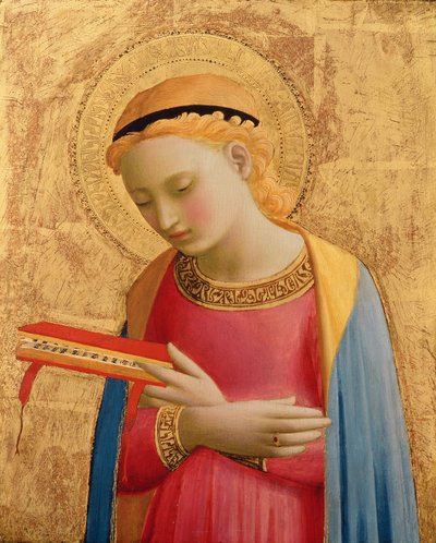 Virgin Annunciate, 1450-55 by Fra Angelico