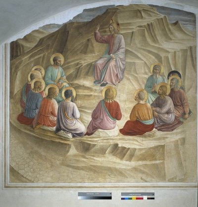 The Sermon on the Mount: Christ Talks to the Apostles by Fra Angelico