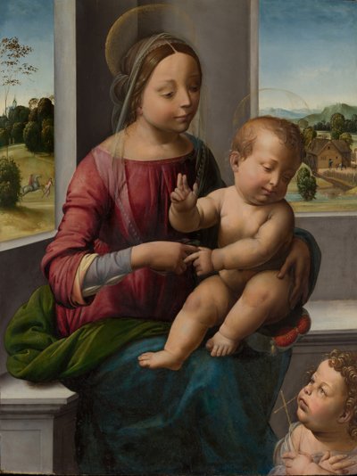 Madonna and Child with the Young Saint John the Baptist, ca. 1497 by Fra Bartolomeo