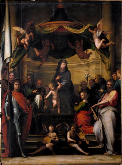 The Virgin on the Throne or 