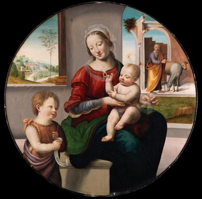The Holy Family with Saint John the Baptist by Fra Bartolommeo