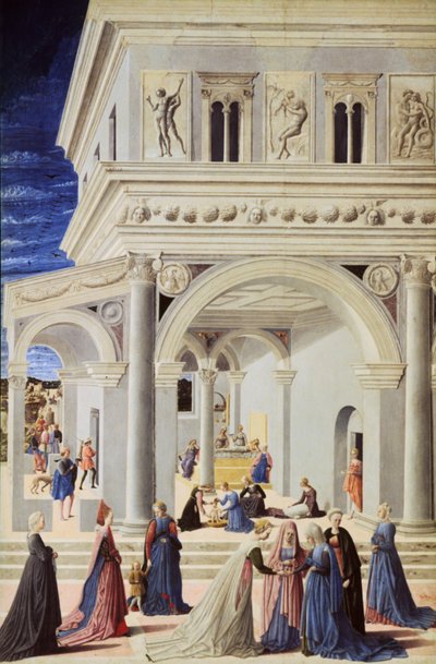 The Birth of the Virgin, 1467 by Fra Carnevale
