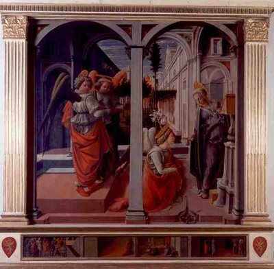 Annunciation (c.1445) by Fra Filippo Lippi