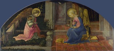 The Annunciation by Fra Filippo Lippi