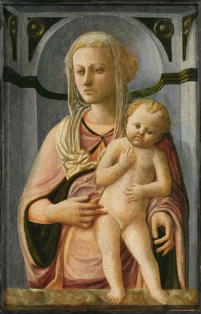 Madonna and Child (detail) by Fra Filippo Lippi