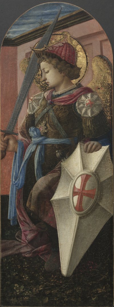 Panel from a Triptych: The Archangel Michael by Fra Filippo Lippi