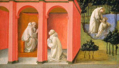 Saint Benedict Orders Saint Maurus to the Rescue of Saint Placidus by Fra Filippo Lippi