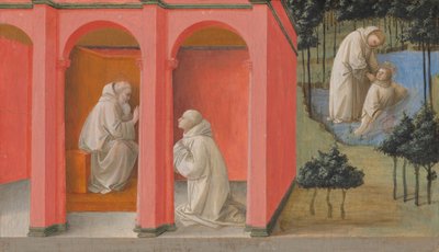 Saint Benedict Orders Saint Maurus to the Rescue of Saint Placidus, c.1445-1450 by Fra Filippo Lippi