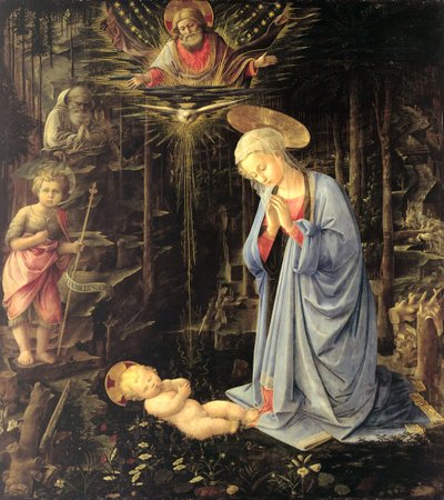 The Adoration in the Forest by Fra Filippo Lippi