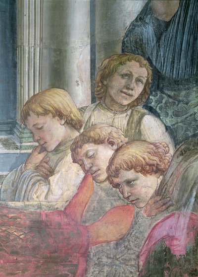 The Celebration of the Relics of St. Stephen (detail) by Fra Filippo Lippi