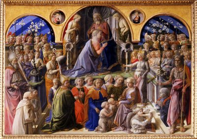The Coronation of the Virgin by Fra Filippo Lippi