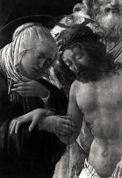 The Entombment (detail) by Fra Filippo Lippi