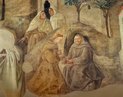 The Reform of the Carmelite Rule (detail) by Fra Filippo Lippi