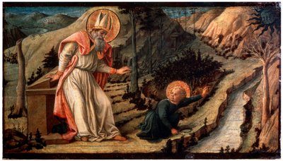 The Vision of Saint Augustine by Fra Filippo Lippi