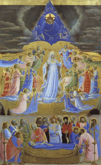 Death and Assumption of the Virgin by Fra Giovanni Angelico da Fiesole