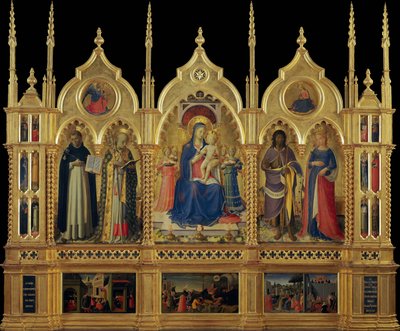 Mary with Child and Saints The Perugia Altarpiece, ca. 1437 by Fra Giovanni Angelico da Fiesole