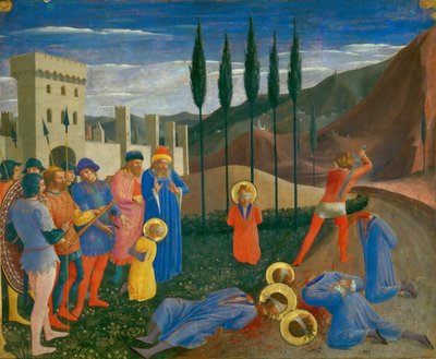 The Beheading of Saint Cosmas and Saint Damian, c. 1440 by Fra Giovanni Angelico da Fiesole