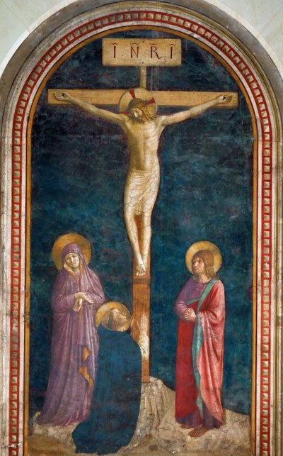 The Crucifixion with Saint Dominic by Fra Giovanni Angelico da Fiesole