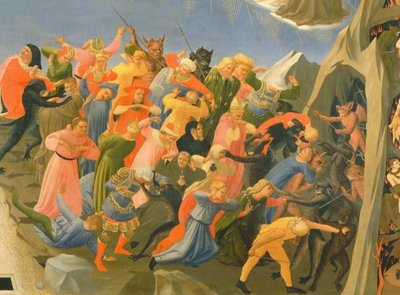 The Last Judgment (detail) by Fra Giovanni Angelico da Fiesole