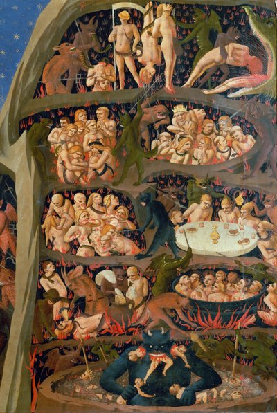 The Last Judgment (detail) by Fra Giovanni Angelico da Fiesole