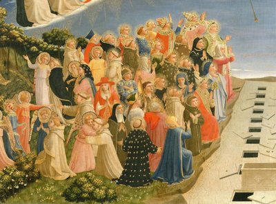 The Last Judgment (detail) by Fra Giovanni Angelico da Fiesole