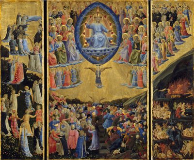 The Last Judgment Winged Altar by Fra Giovanni Angelico da Fiesole