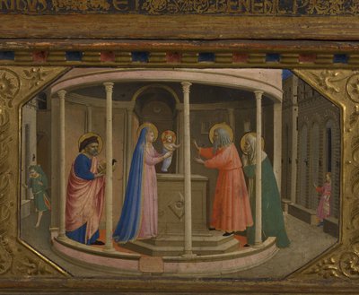 The Presentation in the Temple (The Annunciation Retable with 5 Predella Scenes), 1430-1432 by Fra Giovanni Angelico da Fiesole