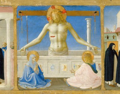 The Resurrection Predella of the retable The Coronation of the Virgin, ca 1430 by Fra Giovanni Angelico da Fiesole