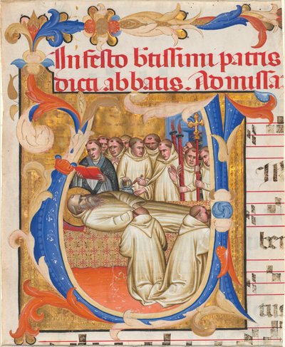 Death of Saint Benedict by Fra Gregorio Mutii da Montalcino