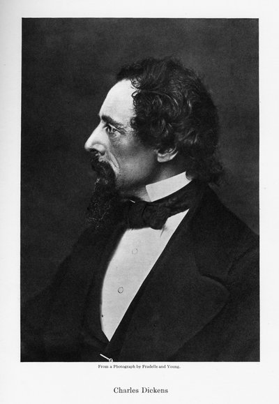 Charles Dickens, English Novelist, c. 1860s by Fradelle and Young
