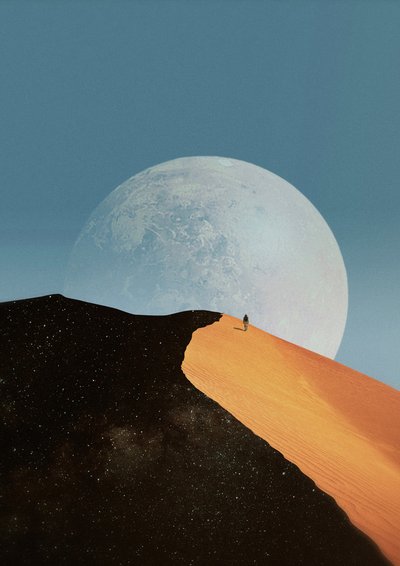 Desert Moon Wanderer by Fran Rodríguez