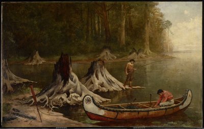 Relics of the Primaeval Forest, Canada by Frances Anne Hopkins