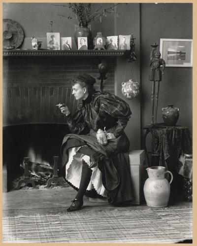 Frances Benjamin Johnston, Self-Portrait (as 