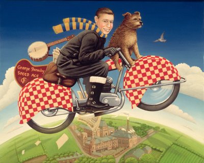 George Formby - Speed Ace, 1989 by Frances Broomfield