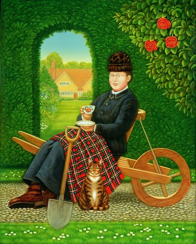 Gertrude Jekyll (1843-1932) The Queen of Spades by Frances Broomfield