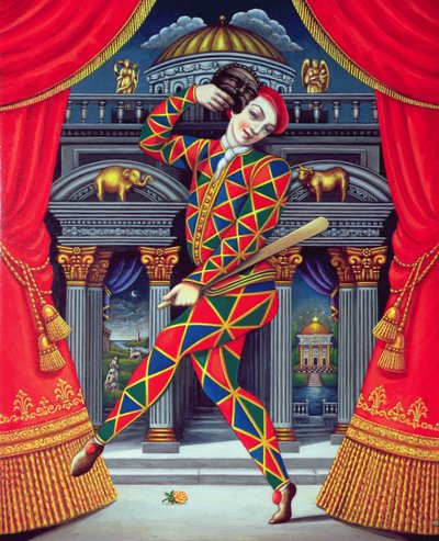 Harlequin at the Gates of Horn and Ivory, 2007 by Frances Broomfield