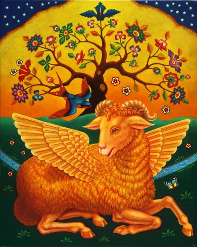 The Ram with the Golden Fleece, 2011 by Frances Broomfield