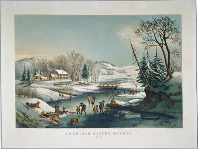 American Winter Scenes: Morning by Frances Flora Bond Palmer