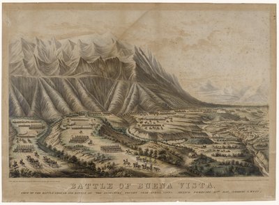 Battle of Buena Vista, 1847 by Frances Flora Bond Palmer