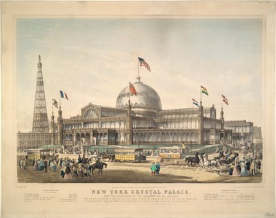 New York Crystal Palace: For the Exhibition of the Industry of All Nations by Frances Flora Bond Palmer